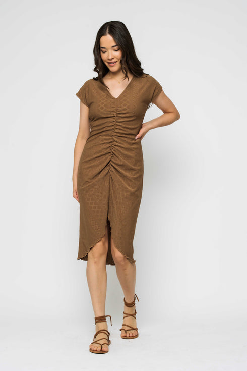 Danielle-Stretch Eyelet Dress
